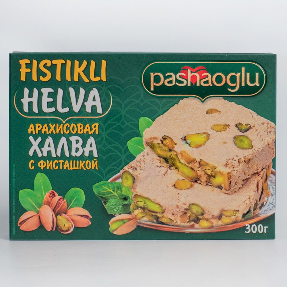 Халва арахисовая с фисташкой 300г Pashaoglu #1