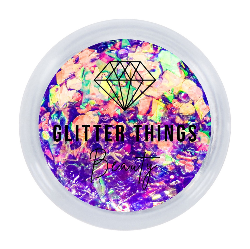 Glitter Things Гель-блестки Индиго #1