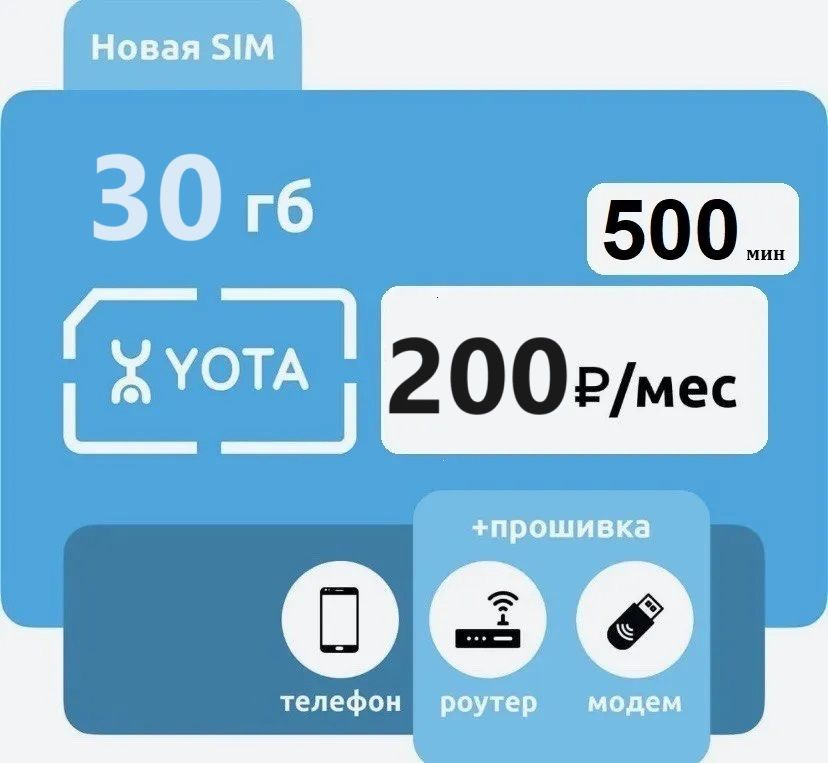 SIM-карта Тариф Близкие страны (Вся Россия) #1