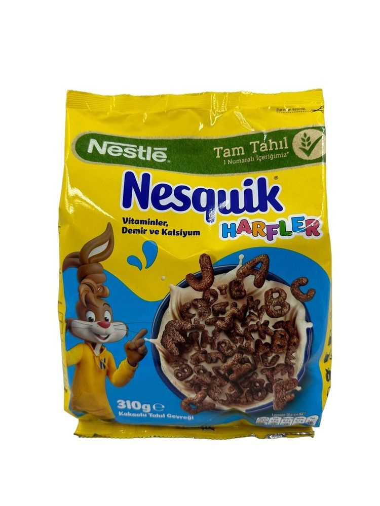 Готовый завтрак Nestle Несквик буквы 310г (Турция) #1