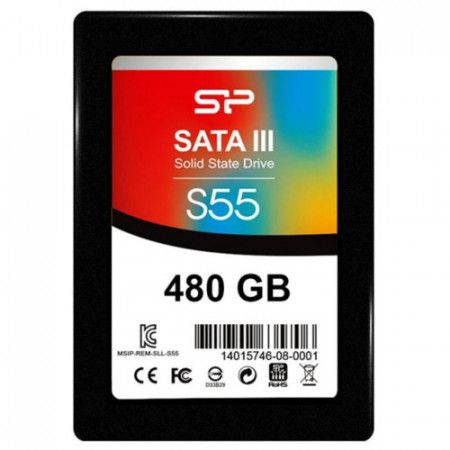 Silicon Power 480 ГБ Внутренний SSD-диск S55 (SP480GBSS3S55S25) #1