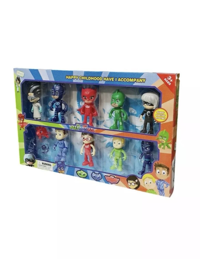 Набор фигурки игрушки Герои в масках PJ Masks 9шт #1
