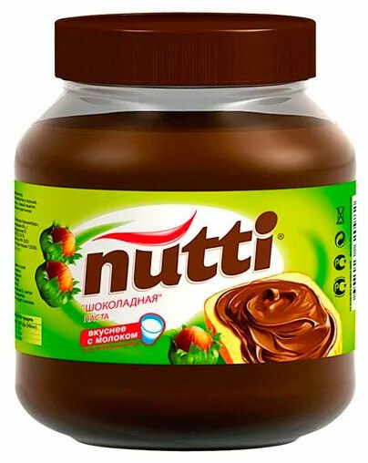 Паста шоколадно-ореховая Nutti 330 г #1