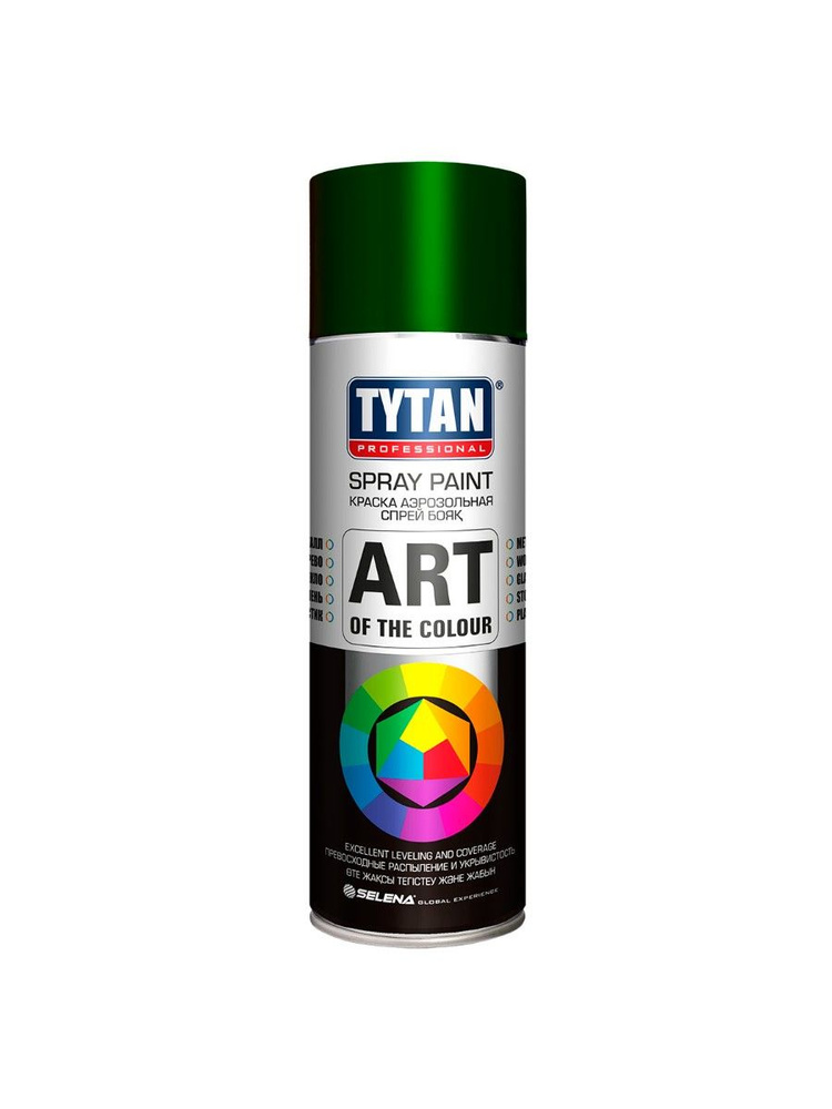TYTAN PROFESSIONAL ART OF THE COLOUR краска аэрозольная, RAL6005, темно-зеленая (400мл)  #1