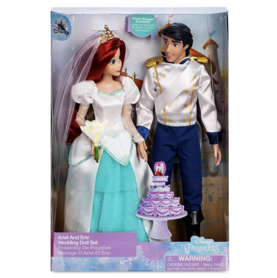 Игровой набор кукол Ариэль и Эрик Дисней Русалочка Свадебный набор - Ariel and Eric Wedding Doll Set #1