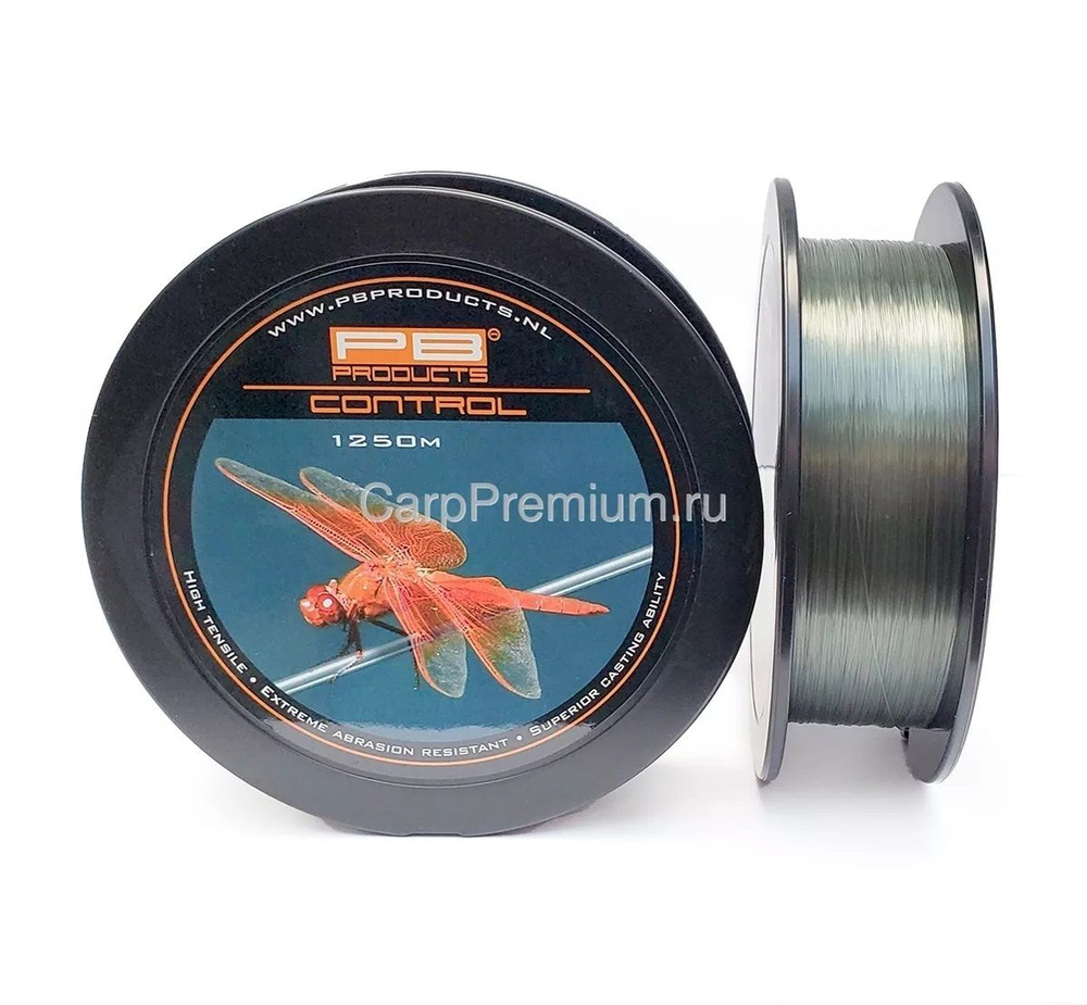 Карповая леска моно 0.30 мм Зеленый PB Products - Control Mono 18 lb / 8.2 кг, 1250 м  #1