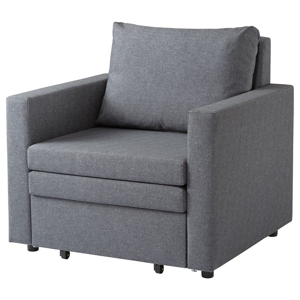 Кресло-кровать ВАТТВИКЕН Висле светло-серый #1
