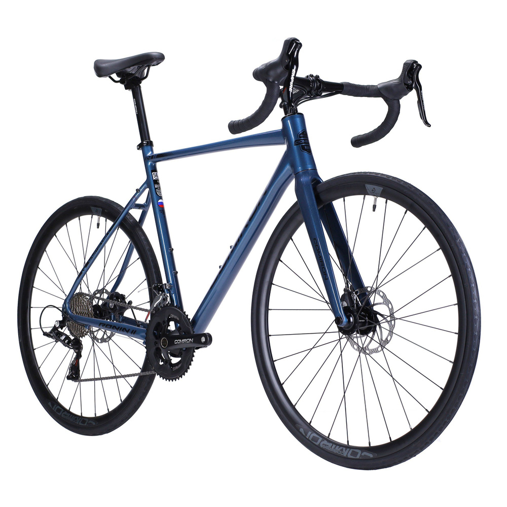Велосипед шоссейный COMIRON RONIN II 700C-560mm SENSAH 2X11S THRU AXLE, синий #1