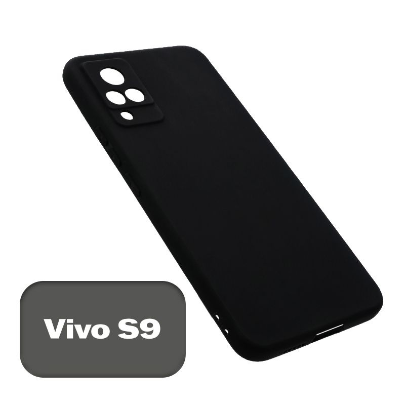 Матовый силиконовый чехол клип-кейс AFIVE на Vivo S9 с защитой камер, тонкий по размеру телефона, не #1