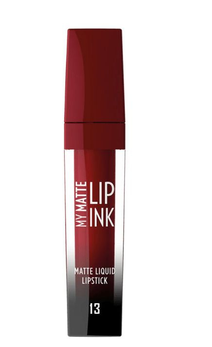 Жидкая матовая помада Golden Rose My Matte Lip Ink тон 13 Винный #1