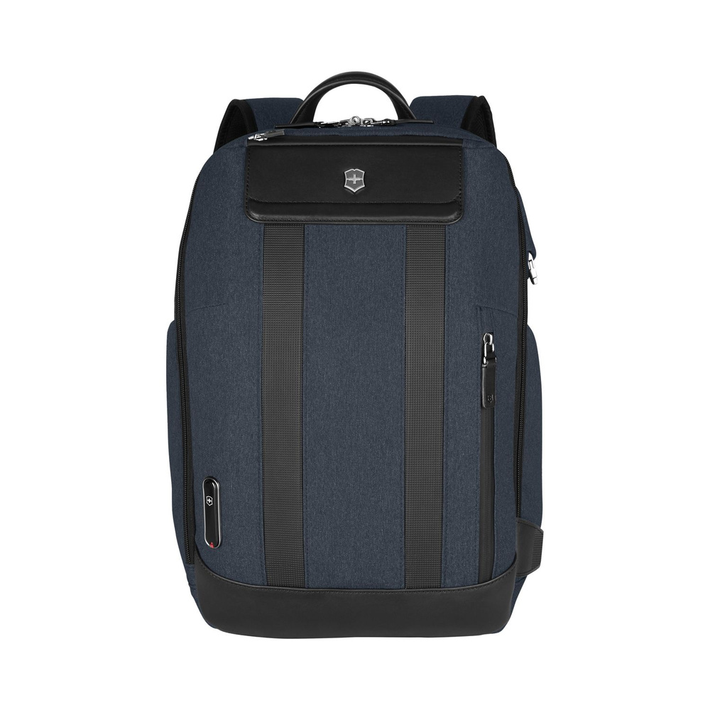 Рюкзак VICTORINOX Architecture Urban2 City Backpack 14'', синий, полиэстер / кожа, 30x19x42 см, 17 л, #1