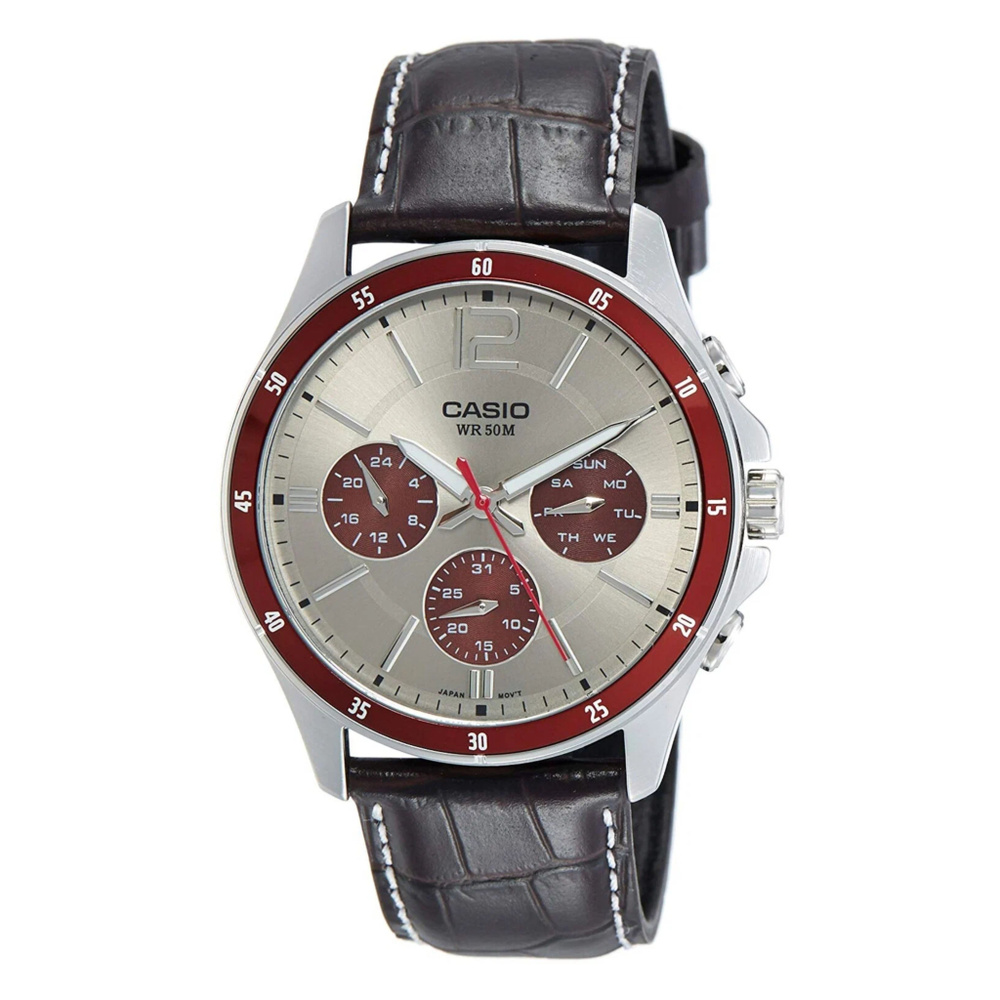 Casio Часы наручные Кварцевые MTP 1374L-7A1 #1
