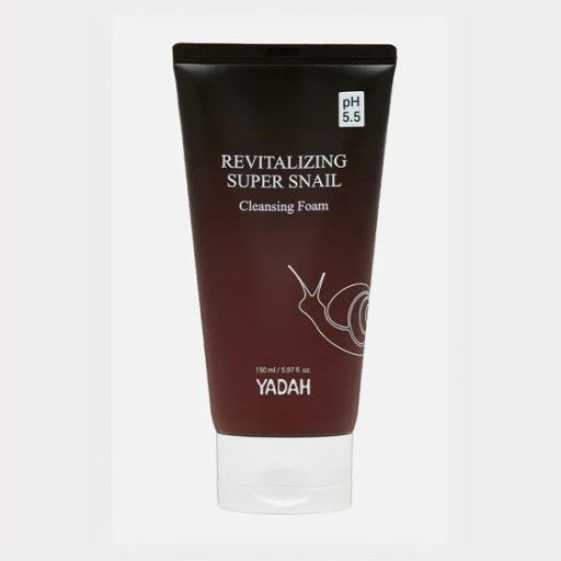 YADAH восстанавливающая пенка для умывания с муцином улитки REVITALIZING SUPER SNAIL CLEANSING FOAM  #1