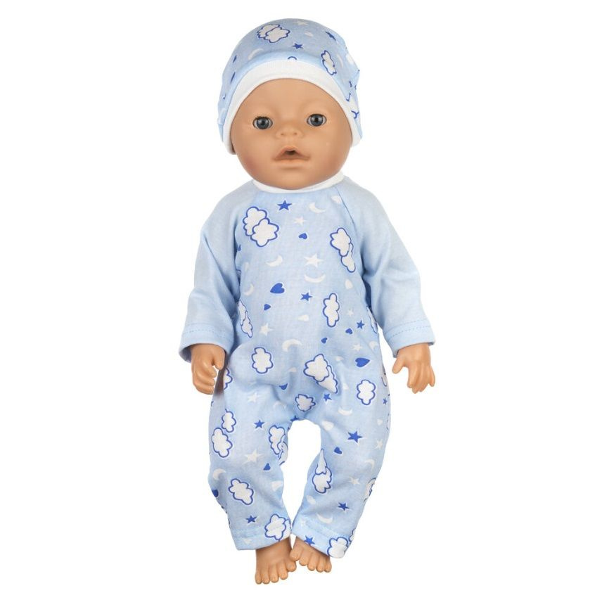 Комбинезон с шапкой для куклы Baby Born ростом 43 см #1