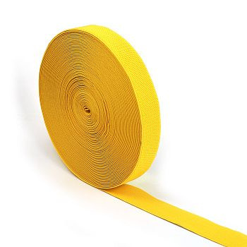 Резинка TBY помочная Ультра 40мм 110 желтый рул.25м #1