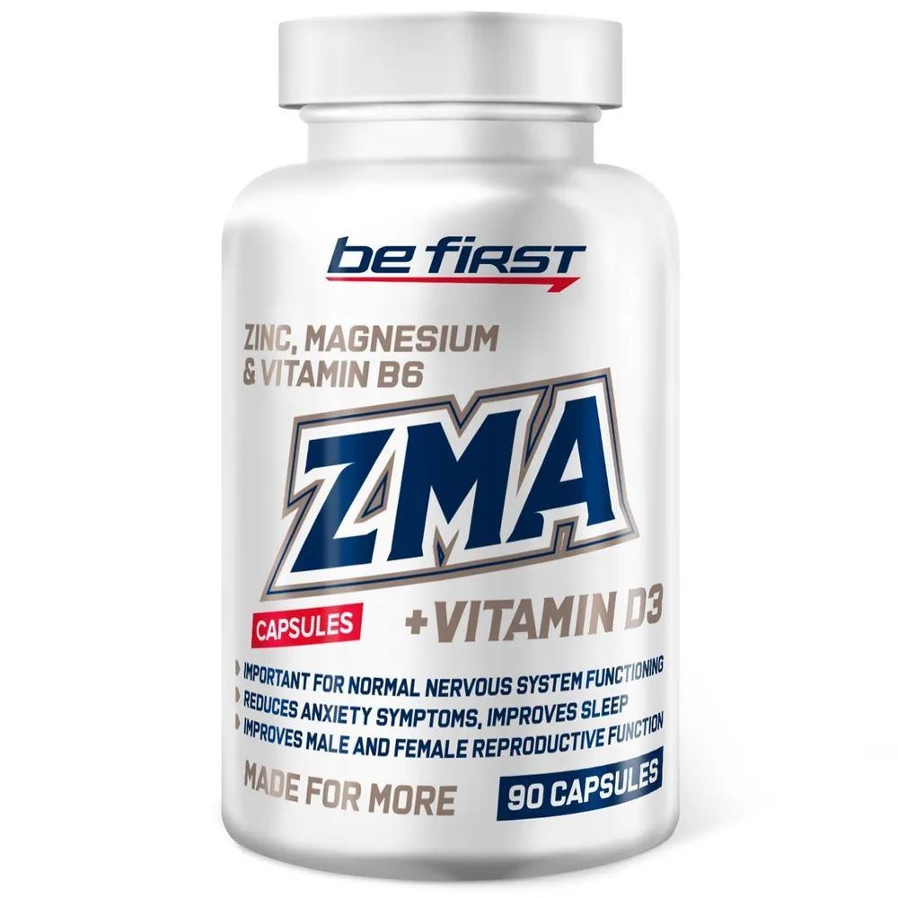 Be First ZMA + Vitamin D3 90 капсул #1