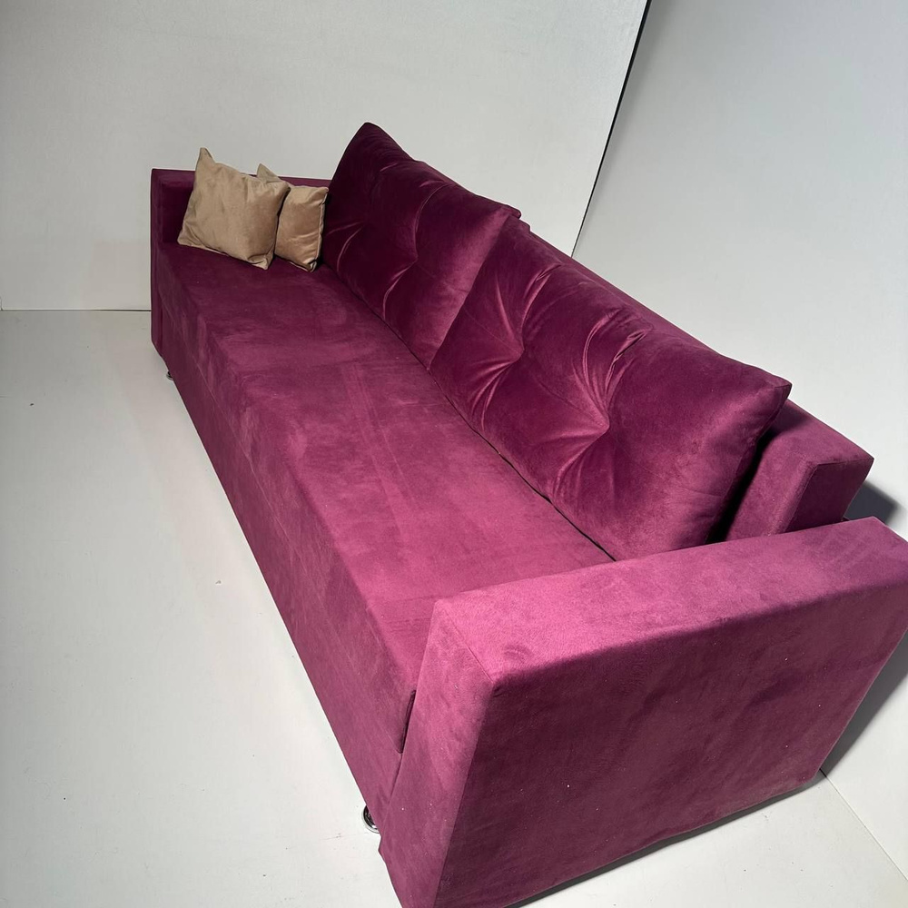 Диван-кровать Азета 2, механизм Еврокнижка, 220х92х78 см,фиолетовый  #1