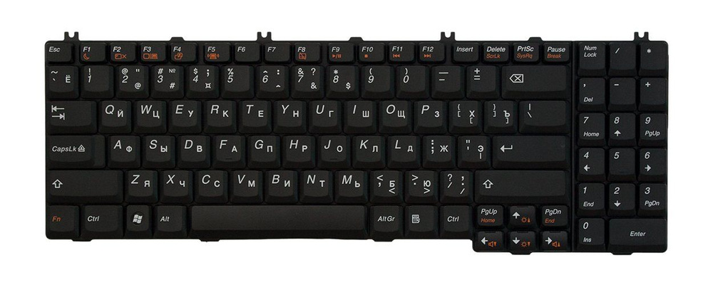 Клавиатура для ноутбука Lenovo IdeaPad G550 G555 B550 B560 V560 25-008405 V105120AS1 MP-08K53US-686 PK1307Q1A00 #1