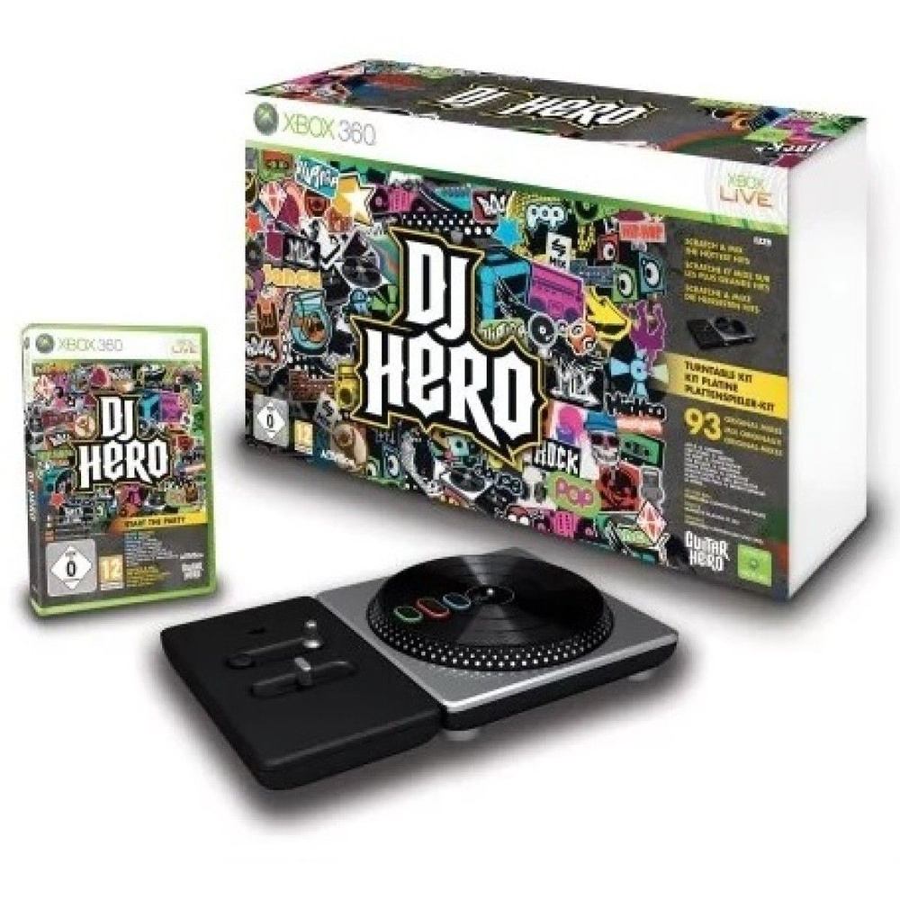 DJ Hero Turntable Kit (игра + контроллер) (Xbox 360) #1