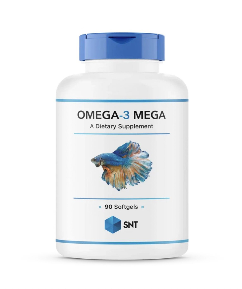 SNT, Omega-3 MEGA, Омега-3 Мега, 90 капсул #1