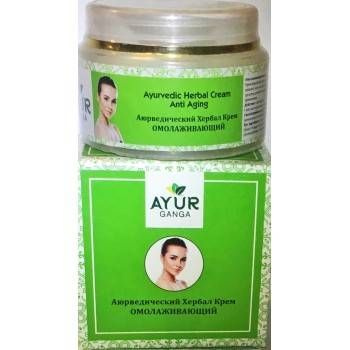 Ayurvedic Herbal Cream ANTI AGING, Ayur Ganga (Аюрведический хербал крем ОМОЛАЖИВАЮЩИЙ), 30 г.  #1