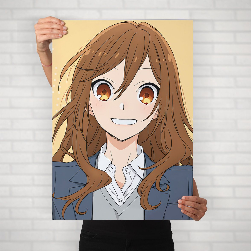 Плакат на стену для интерьера Хоримия (Horimiya - Кёко Хори 3) - Постер по аниме формата А2 (42x60 см) #1