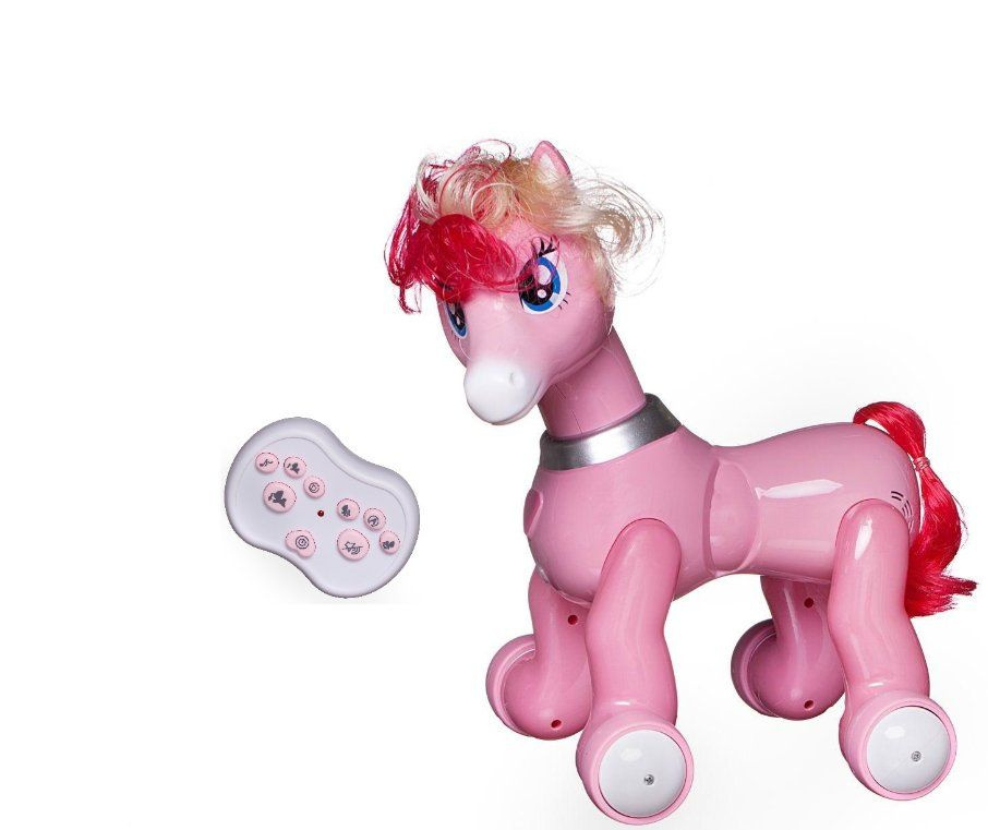 Интерактивная игрушка Junfa, Умный питомец, розовый Единорог обущающая на радиоуправлении  #1