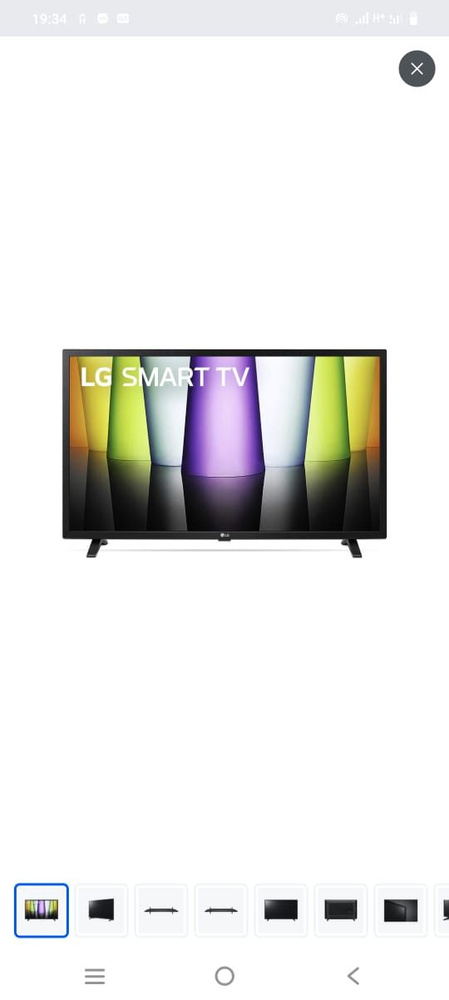 LG Телевизор 32" HD, черный #1