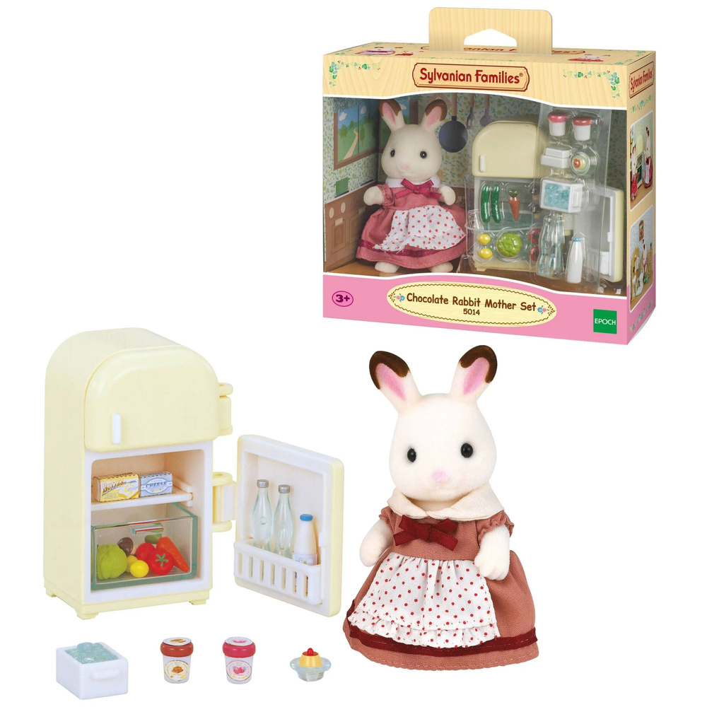 Набор Sylvanian Families 5014 Мама кролик и холодильник #1