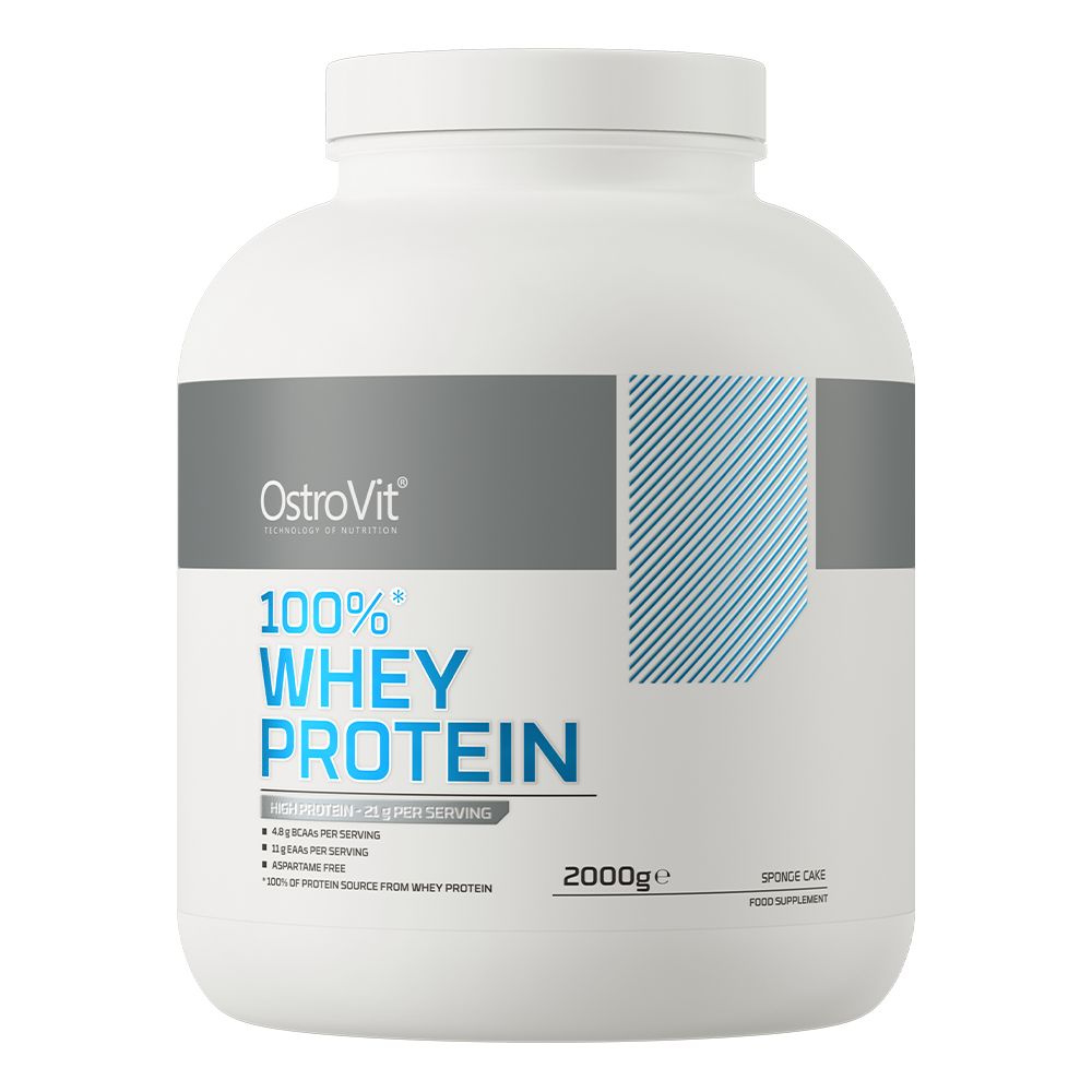 Сывороточный протеин OstroVit 100% Whey Protein, 2000 г, бисквит #1