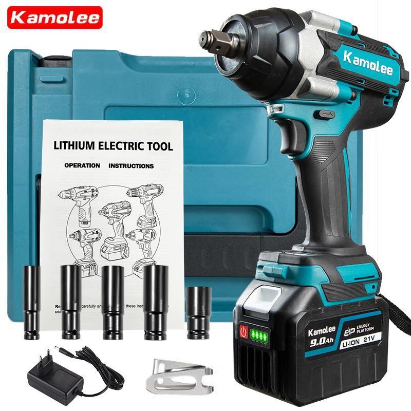 Kamolee Tool DTW700 1800N.m Бесщеточный Электрический Ударный Гайковерт С Высоким Крутящим Моментом 1/2 #1