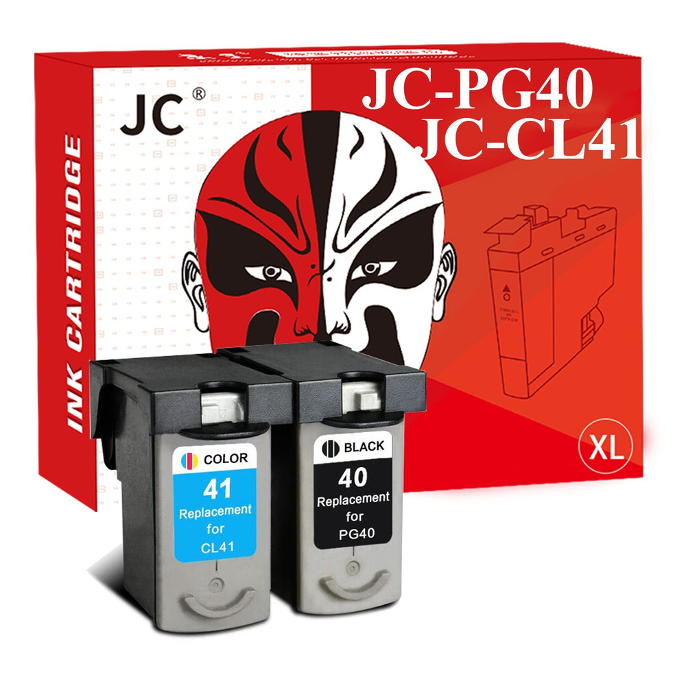 совместимый картриджа JC PG40 / CL41 для Canon PG-40 XL / CL-41 XL для Canon Pixma MP140 MP150 MP160 #1