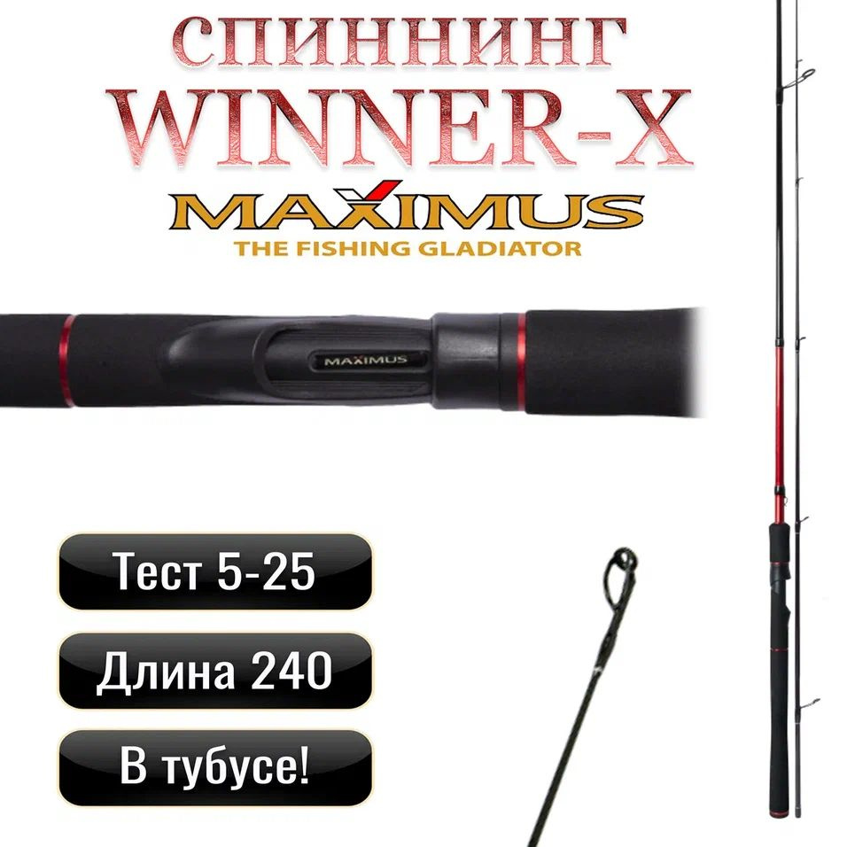 Удилище Maximus WINNER-X 24ML 2.4m 5-25g #1