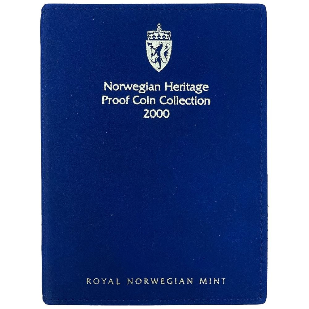 Норвегия, набор монет 50 эре, 1, 5, 10, 20 крон "Norwegian Heritage Proof Coin Collection" 2000 г.  #1