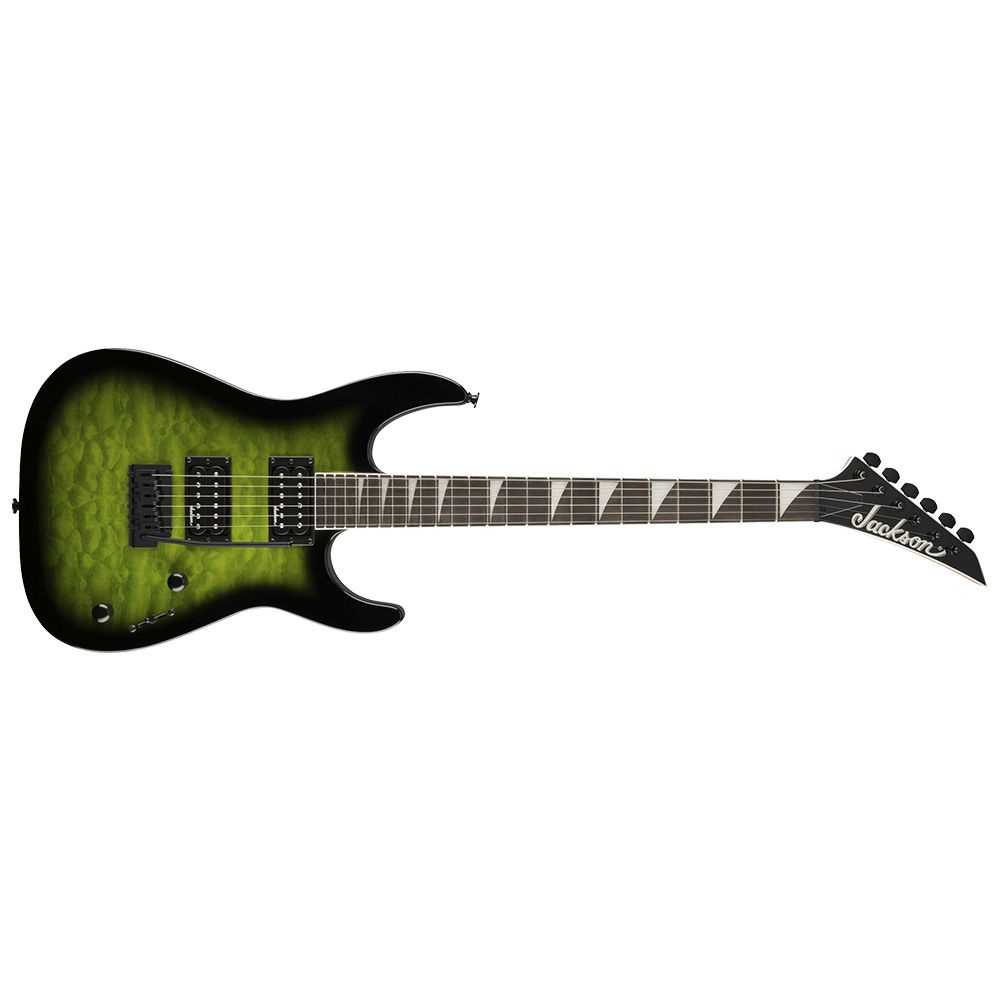 Jackson Электрогитара JS Series Dinky® JS20 DKQ 2PT Transparent Green Burst 6-струнная, корпус Тополь #1