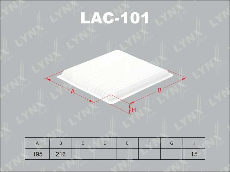 LYNXauto Фильтр салонный арт. LAC-101 #1