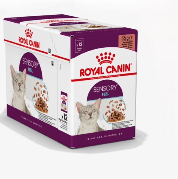 Корм для кошек влажный Royal Canin, стимулирующий рецепторы ротовой полости, кусочки в соусе 12шт x 85г #1