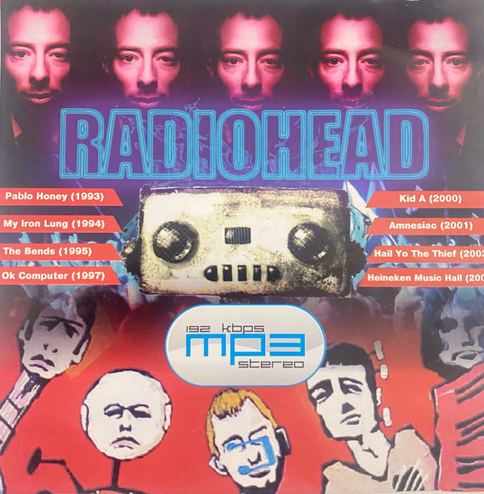 Radiohead - Коллекция альбомов и хитов MP3 CD #1
