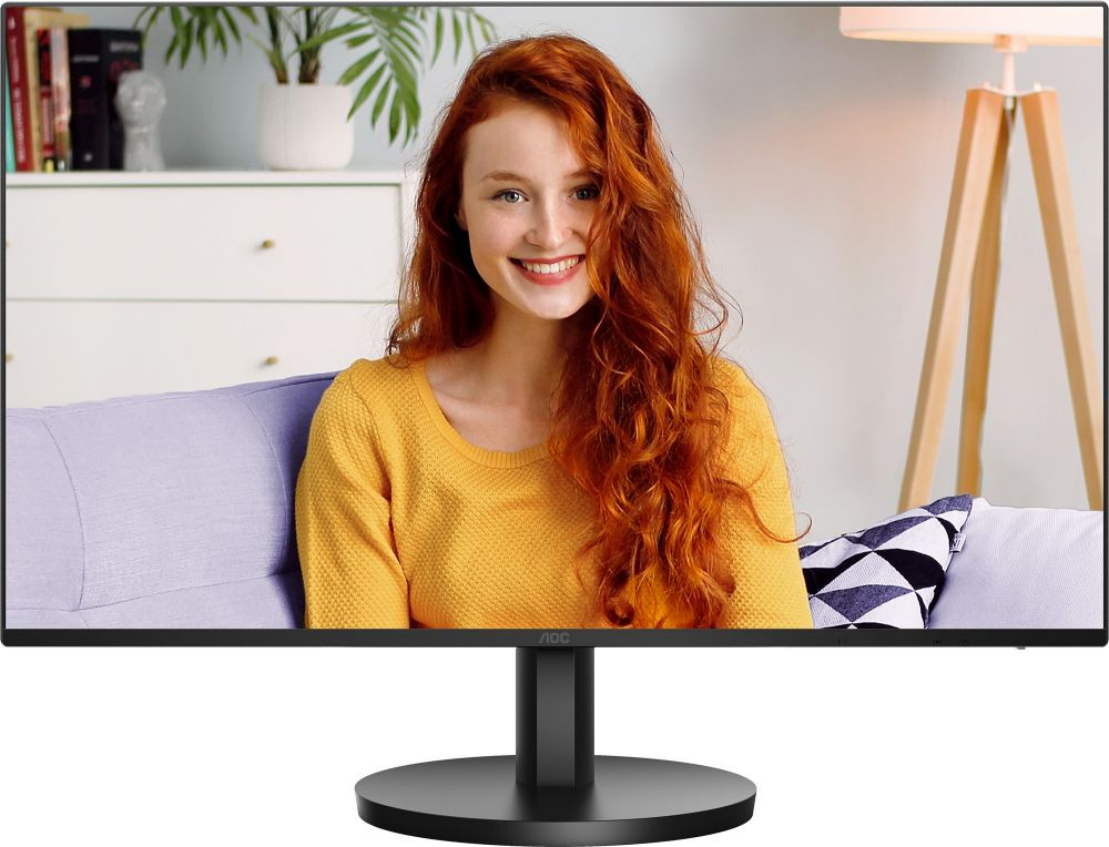 AOC 23.8" Монитор 23.8" 24B3HA2 Black (IPS, 1920x1080, 100Hz, 1 ms, 178°/178°, 250 cd/m, 20M:1, +HDMI #1