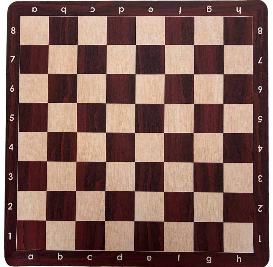 Гибкая шахматная доска КОРИЧНЕВАЯ 51 см. (EVA) клетка 5,7 см; вес 430 гр.  #1