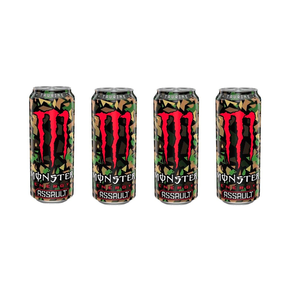Энергетик Monster Energy Assault 4шт по 500мл из Европы #1