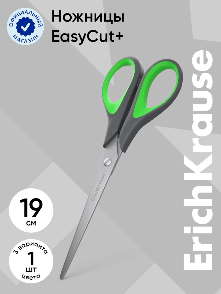 Ножницы ErichKrause Standard+, 19см #1