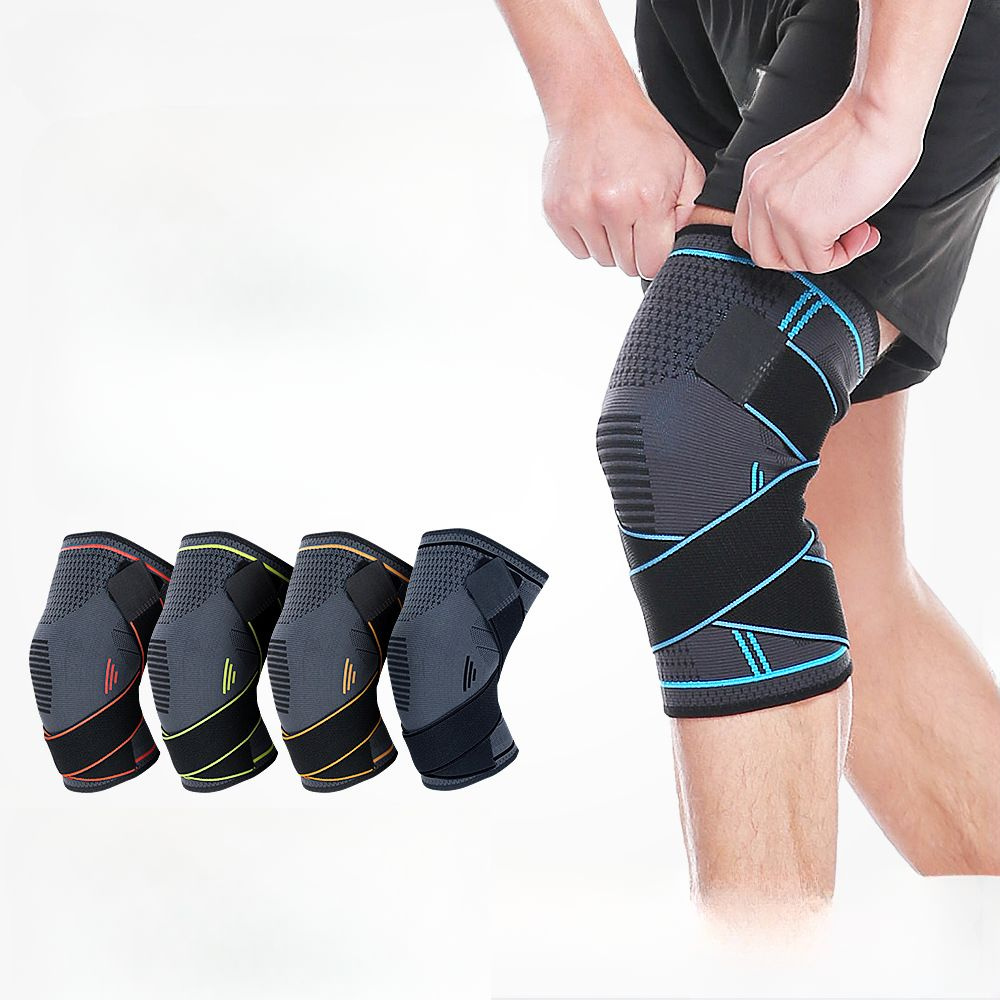 Наколенник для суставов и спорта, бандаж на коленный сустав, ортез, суппорт на колено, наколенники XL #1