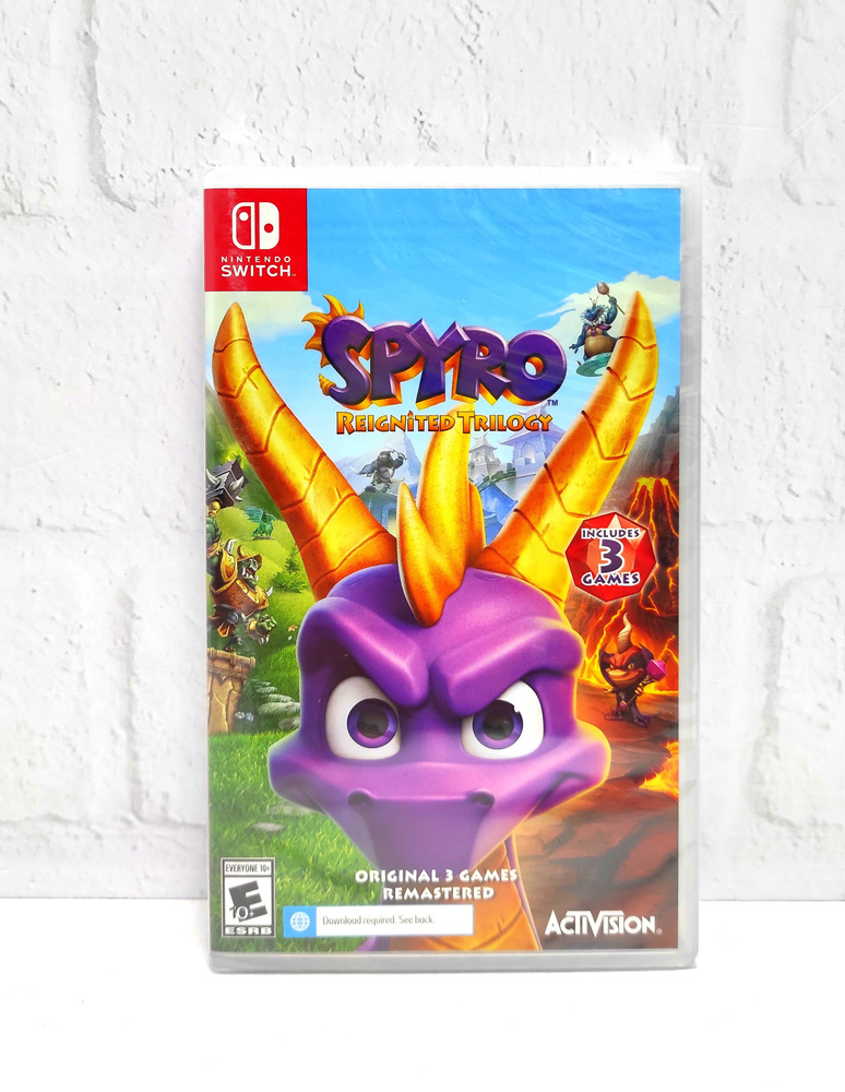 Spyro Reignited Trilogy Видеоигра на картридже Nintendo Switch #1