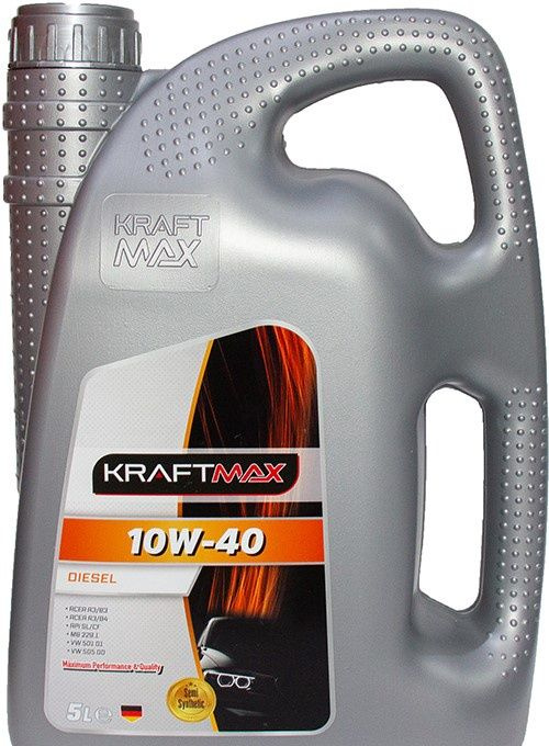 KRAFTMAX 10W-40 Масло моторное, Полусинтетическое, 5 л #1