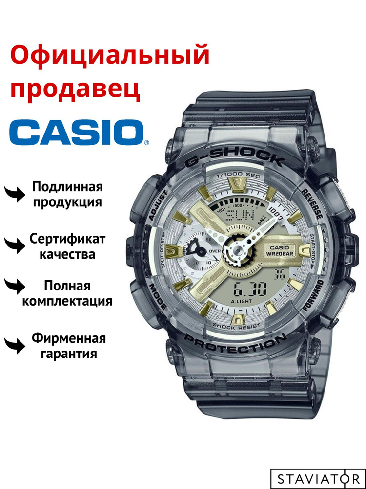 Японские женские наручные часы Casio G-Shock GMA-S110GS-8A #1