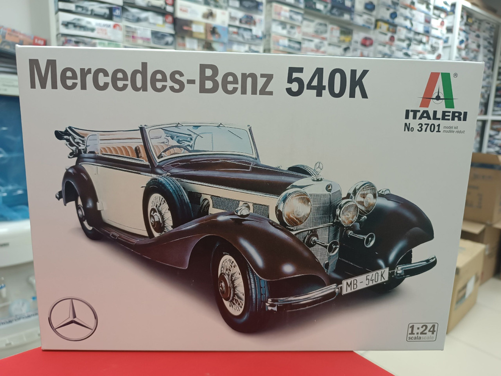 3701ИТ MERCEDES BENZ 540K Italeri 1:24 Сборная модель #1