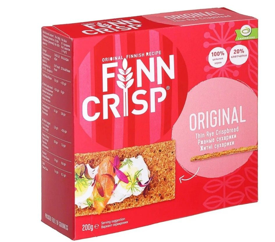 Хлебцы FINN CRISP Original, 200 г #1