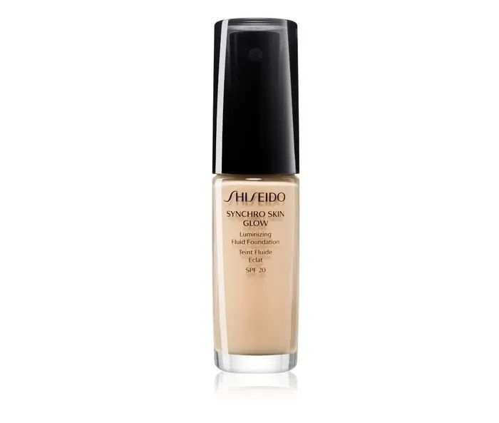 Тональный крем Shiseido Synchro Skin Glow Luminizing Fluid Foundation -Тональное средство-флюид с эффектом #1