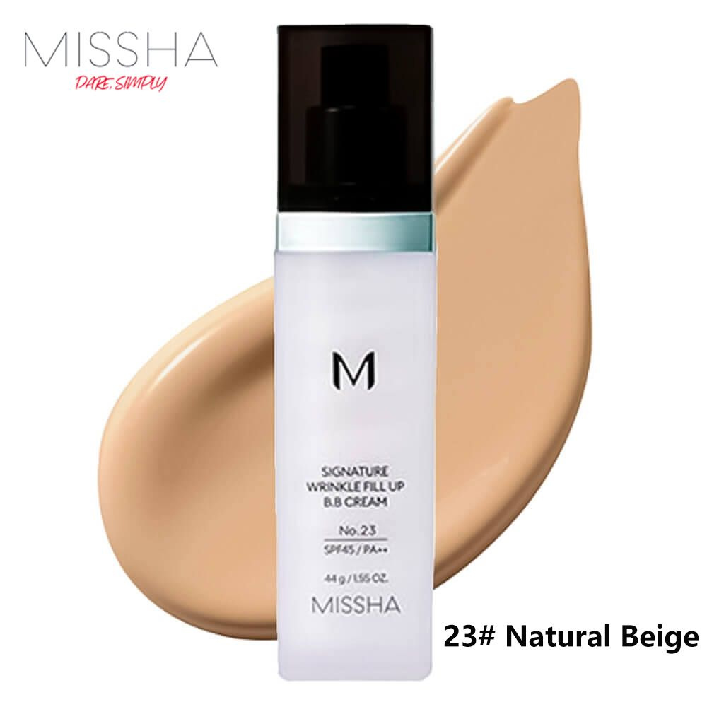 BB крем MISSHA Signature Wrinkle Fill Up BB Cream 44г (SPF37 PA++) 23# Natural Beige,корейская косметика,Тональный #1